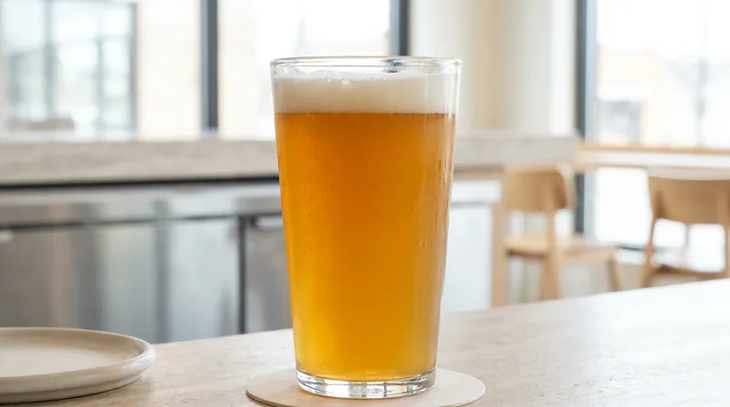 Pint of IPA beer
